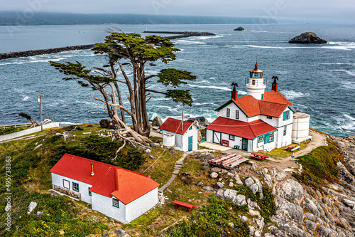 Battery Point Lighthouse in Crescent City, California, United States photo