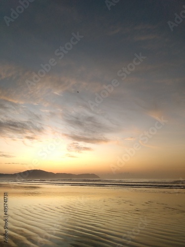 Praia, Por do Sol, Conchas, Mar