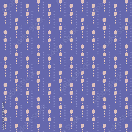 Vector pink dots violet very peri repeat pattern