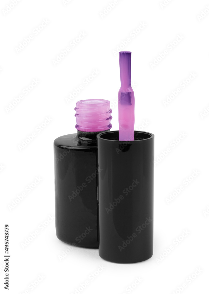 Obraz premium nail polish on white background
