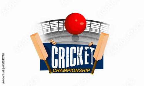 Fotografia cricket attire helmets of respective country and winning trophy on stadium backg