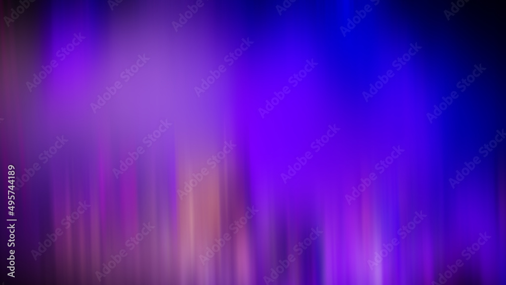 Abstract blurred background purple blots on dark.