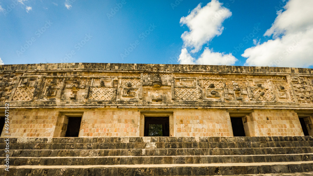 Mayan ruins in méxico. Uxmal