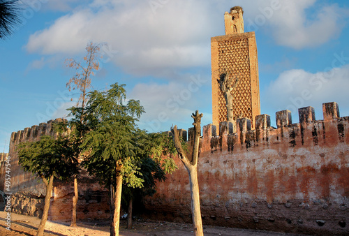 Kasbah of the city of Kasba Tadla in Morocco photo