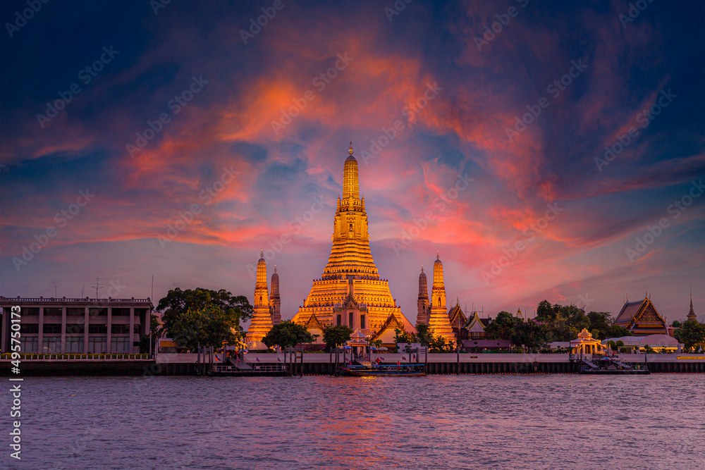 Wat Arun Ratchawararam, Bangkok, Thailand,
