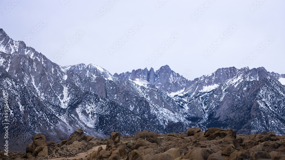 Sierra Nevada Mountains in southern California Sierra Nevada Mountains in southern California