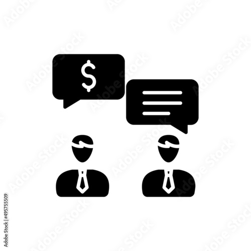 Business Conversation icon in vector. logotype