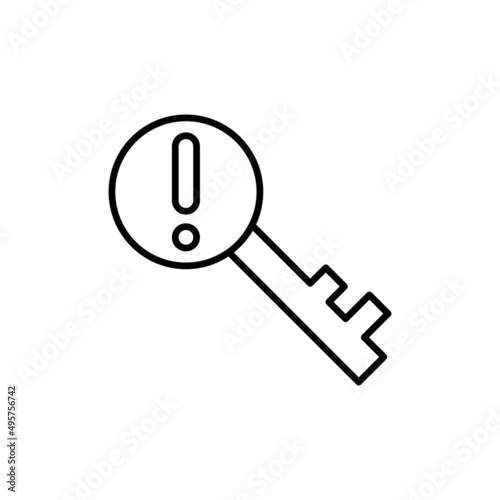 Key Solution icon in vector. logotype