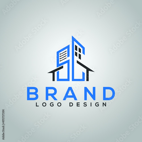 Building  Creative Initials Letters ( s + c) logo