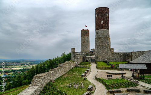 zamek, gotyk, ruiny, swiętokrzyskie, chęciny, zabytek © Daniel Folek