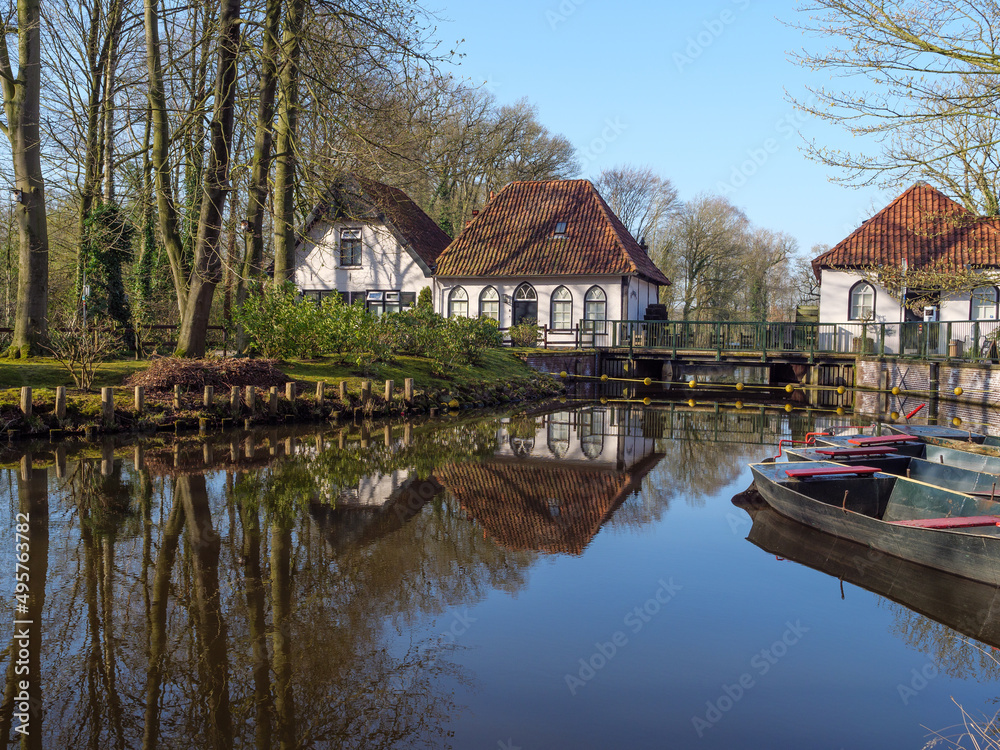 Wassermühe bei Winterswijk in den Niederlanden