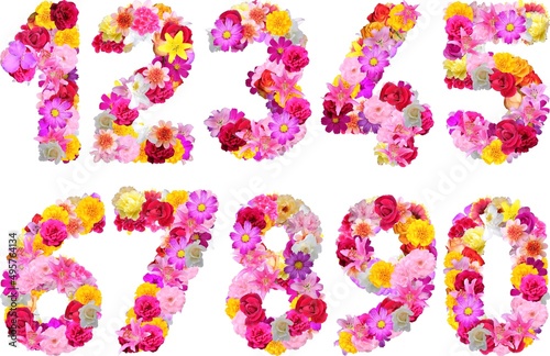 floral font