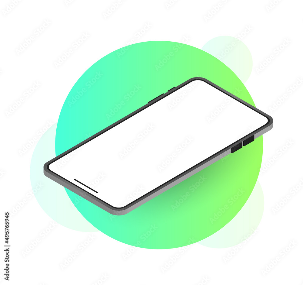Realistic smartphone mockup. Device UI/UX mockup app presentation. 3d cell phone on modern gradient background. Eps 10 illustration concept Realistic smartphone mockup. Device UI/UX mockup app presentation. 3d cell phone on modern gradient background. Eps 10 illustration concept