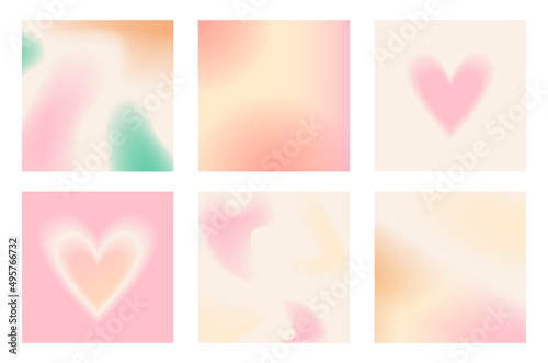 Social media backgrounds stories with abstract gradient design