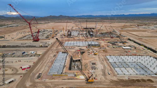 Semiconductor plant under construction in Peoria, Arizona photo