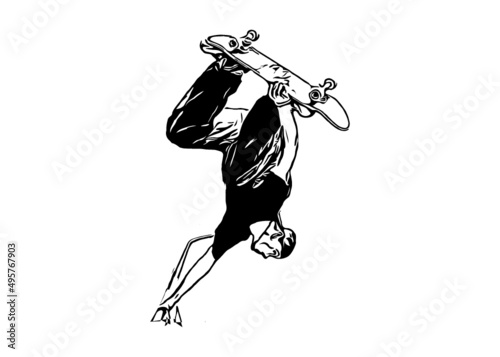 Skateboarding