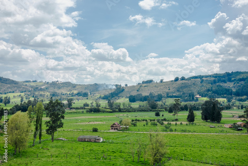 Colombian countryside of Boyaca photo
