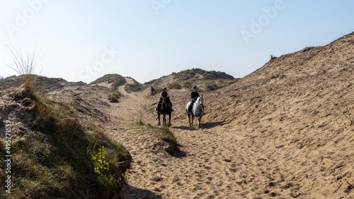 Horseback riding in Formby Dunes