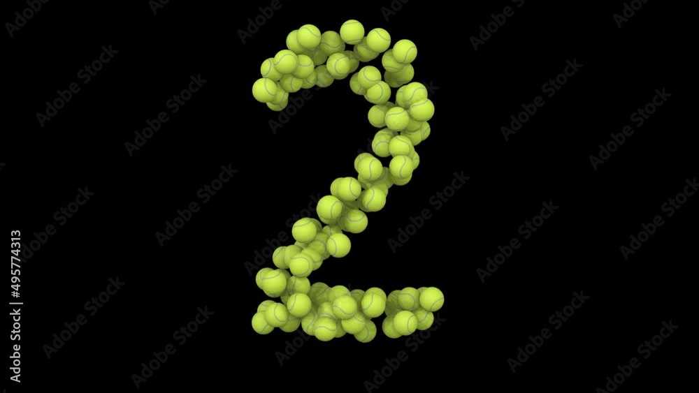 Tennis Ball Themed Looping Animation Number 2 Tennis Ball Themed Looping Animation Number 2