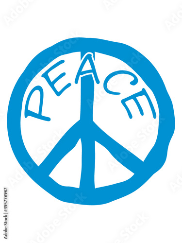 Peace Symbol Text 