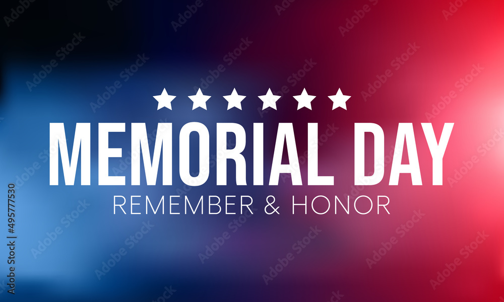 Memorial Day is observed each year in May. it is a federal holiday in the United States for honoring and mourning the military personnel who have died in the performance of their military duties.
