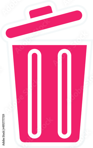 Vector Design Trash Icon Style