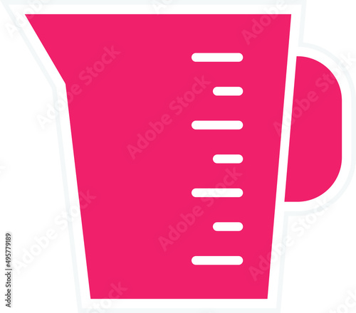 Vector Design Measuring Cup Icon Style