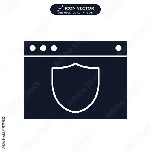 ssl icon symbol template for graphic and web design collection logo vector illustration