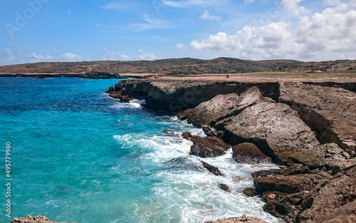 Coast of Noord - Aruba photo