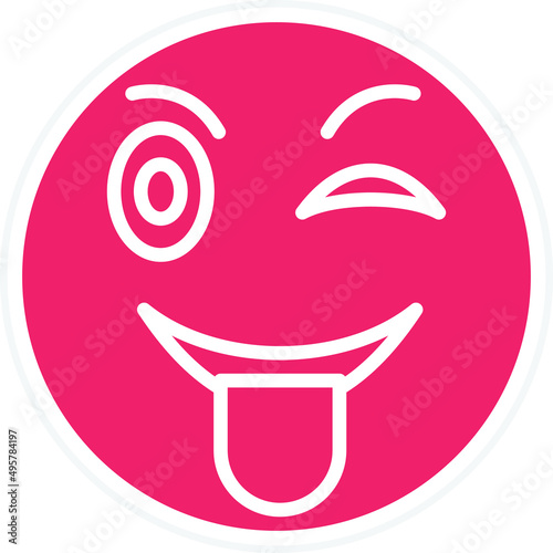Vector Design Naughty Icon Style