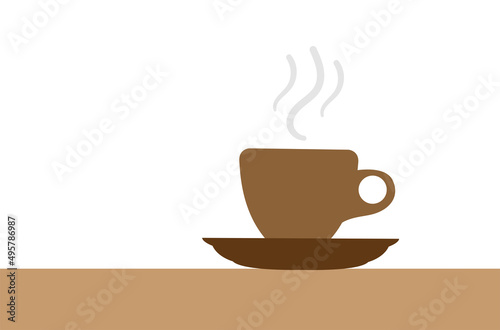 tazzina, caffè, fumante