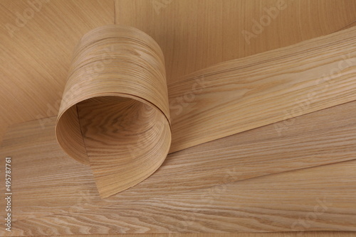 ash veneer is a natural product from which furniture and doors are made in carpentry workshops and furniture factories
