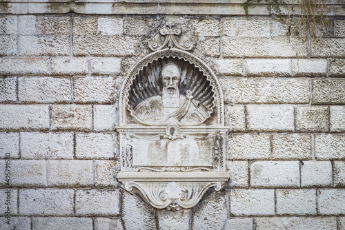 Closeup shot of Giacomo Zane in Dalmatia, Croatia photo