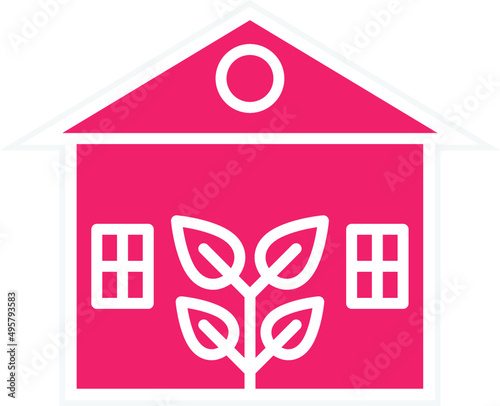 Vector Design Eco House Icon Style