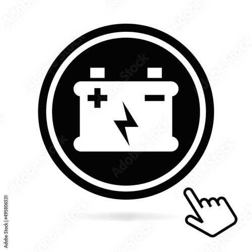 Logo batterie.
