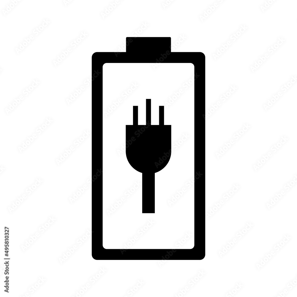 Battery Icon Vector Illustration. Flat Style Vector Illustration Battery Icon Vector Illustration. Flat Style Vector Illustration