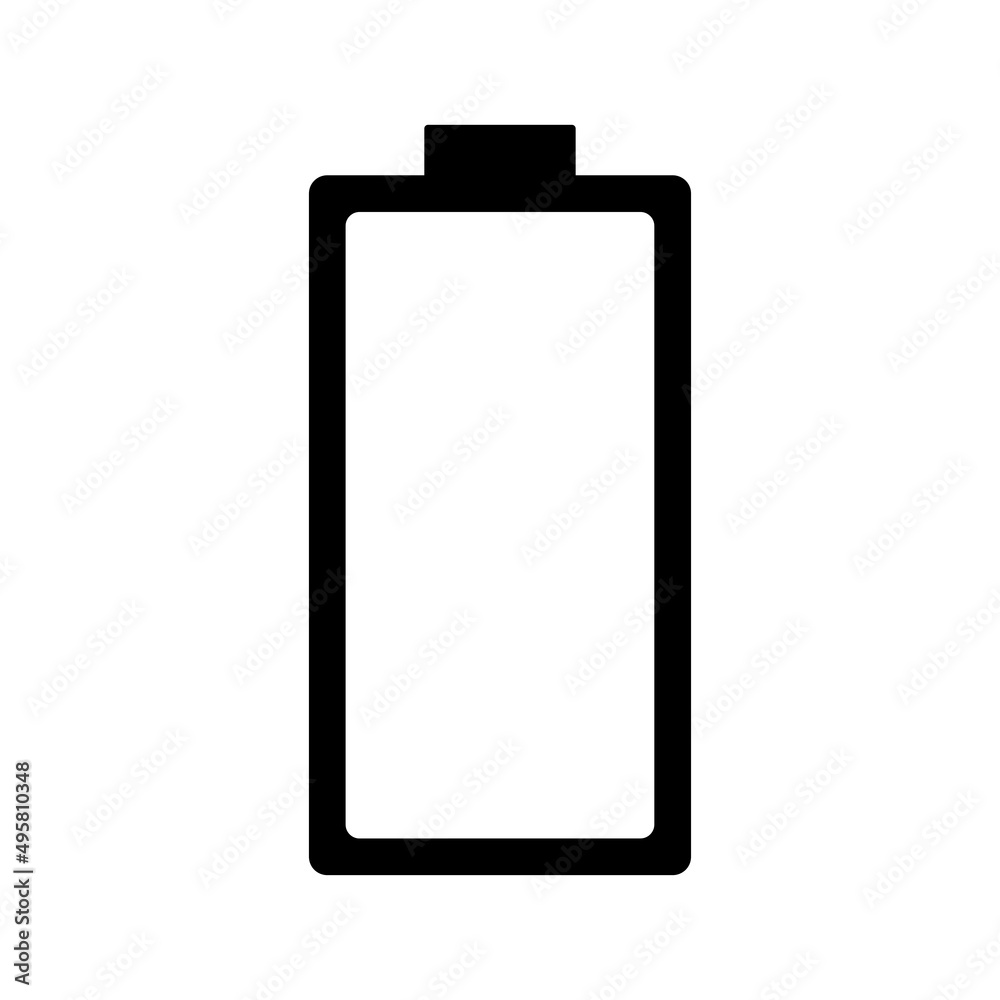 Battery Icon Vector Illustration. Flat Style Vector Illustration Battery Icon Vector Illustration. Flat Style Vector Illustration