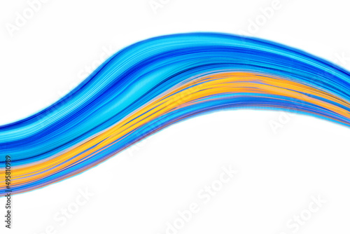  abstract of blue yellow wavy colors paper texture background