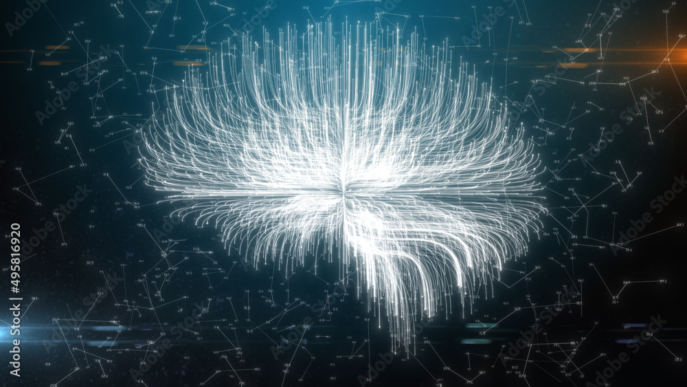 AI Artificial intelligence digital brain big data deep learning ...