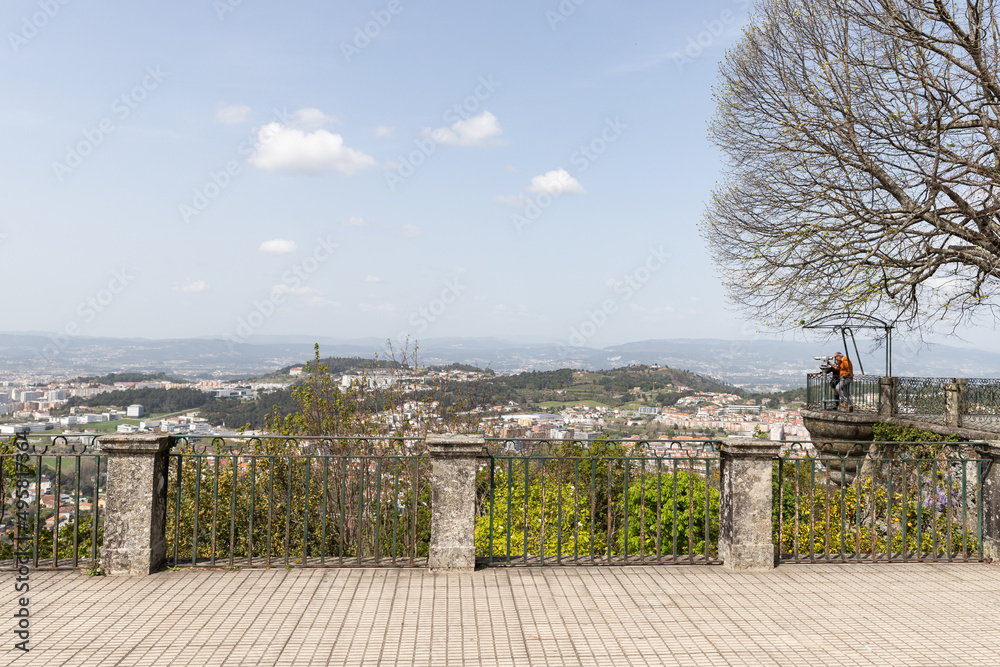 View from the Sanctuary of Bom Jesus do Monte, Braga, Portugal