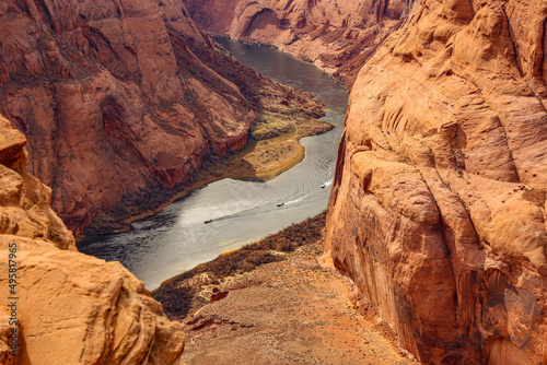 Horseshoe bend, Grand Canyon, hiking in the mountains, Colorado river