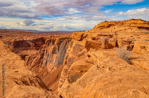 Horseshoe bend, Grand Canyon, hiking in the mountains