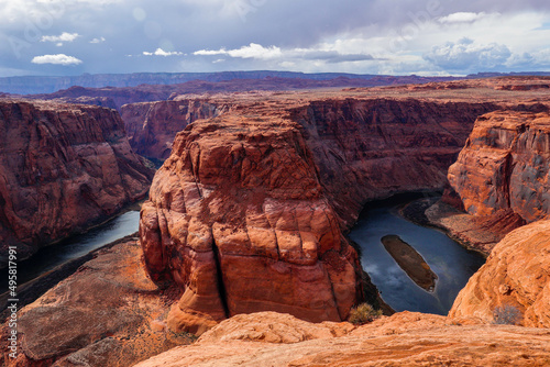 Horseshoe bend  Grand Canyon  hiking in the mountains