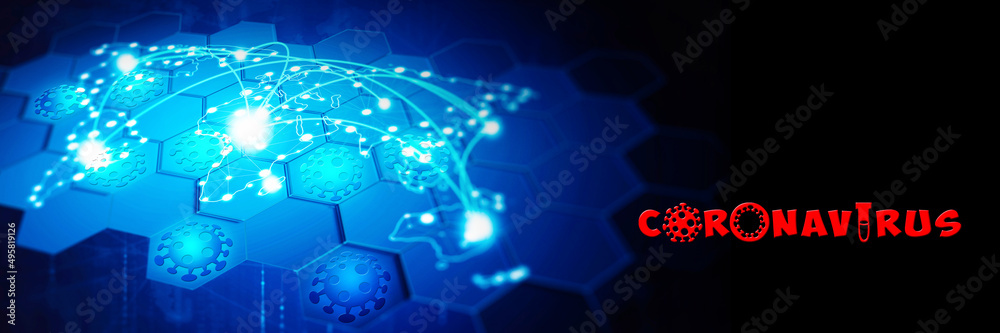 Corona virus background, pandemic risk concept. 3D illustration Corona virus background, pandemic risk concept. 3D illustration