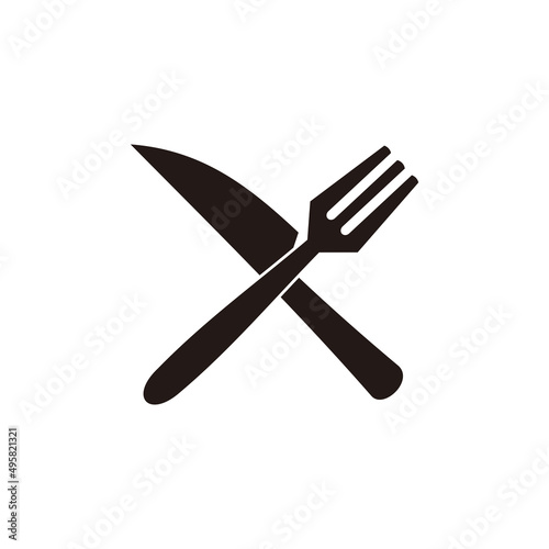 Fork and knife, eat, restaurant, food icon 