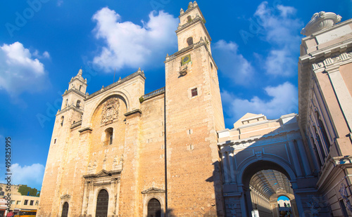 Mexico, Cathedral of Merida, oldest cathedral in Latin America. photo