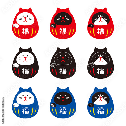 ねこのだるま　福