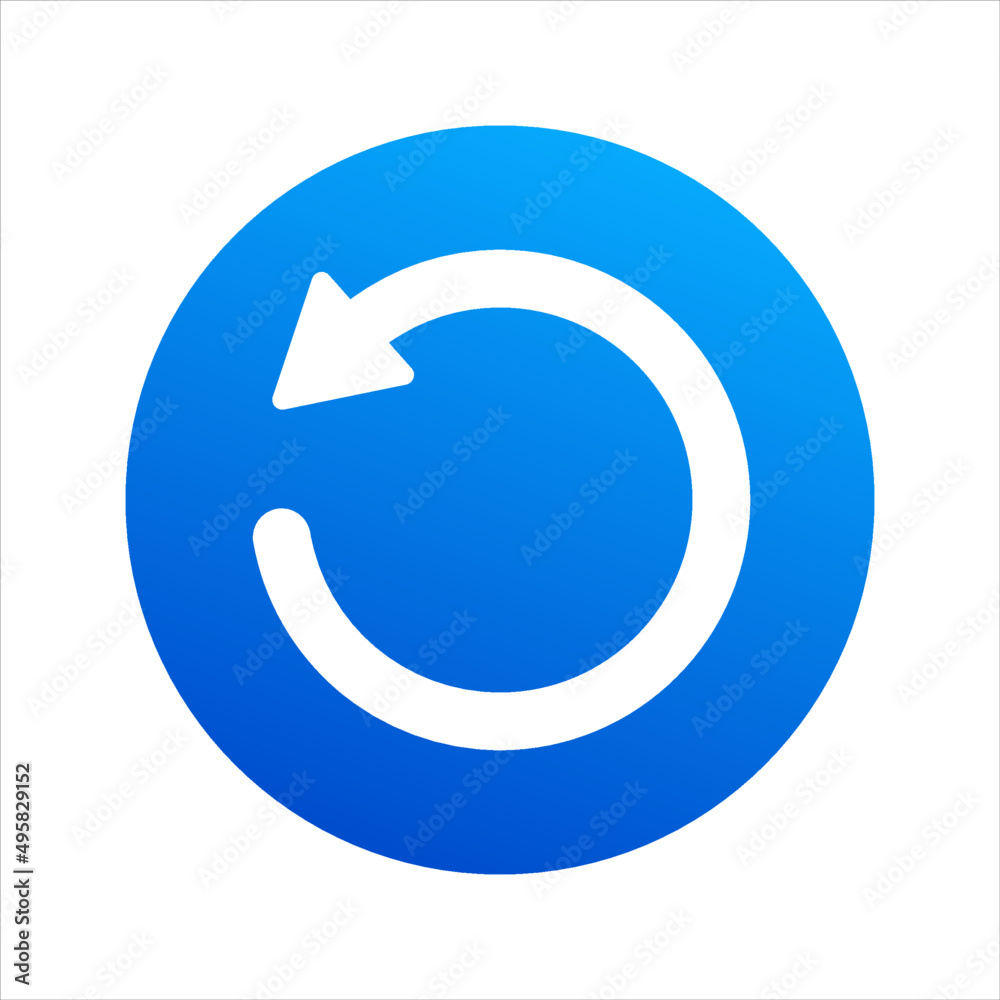 replay icon vector logo Pictogram flat style repeat button illustration replay icon vector logo Pictogram flat style repeat button illustration