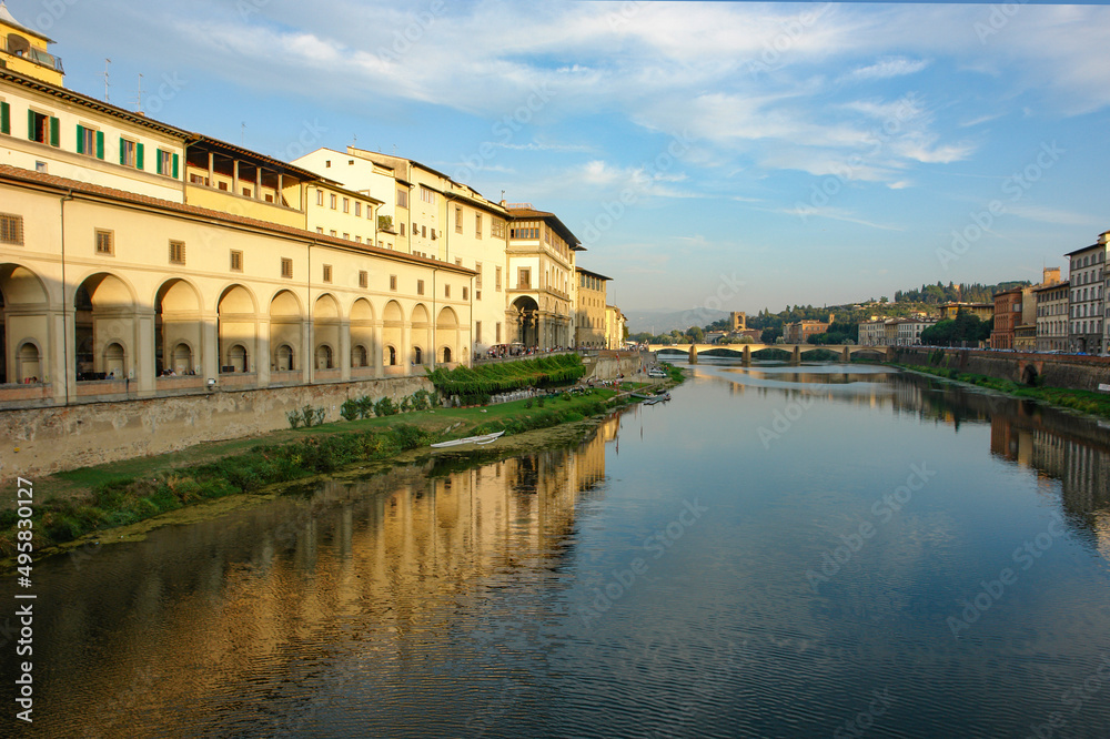フィレンツェ・アルノ川の風景