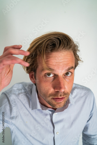 check myself in front of the mirror